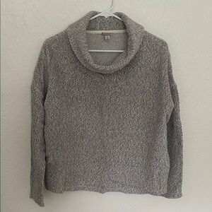 a new day Women's Cowl Neck Sweater - Heathered Gray